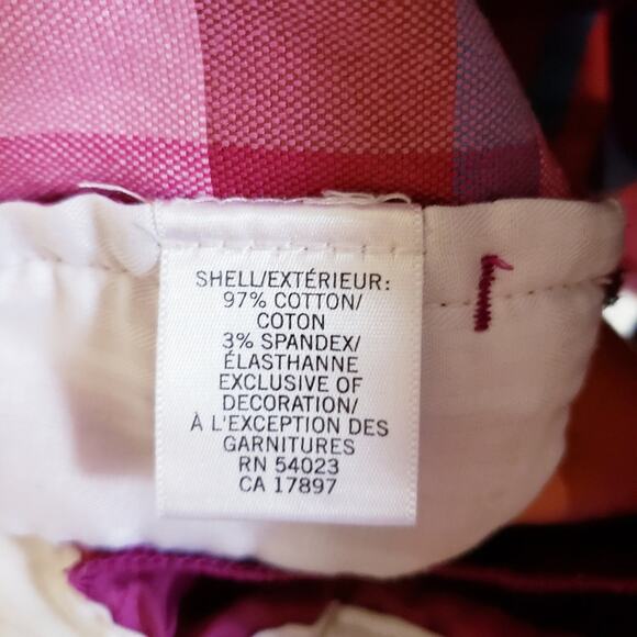 Banana Republic Factory Pink Plaid Shorts Size  4 - Picture 7 of 7